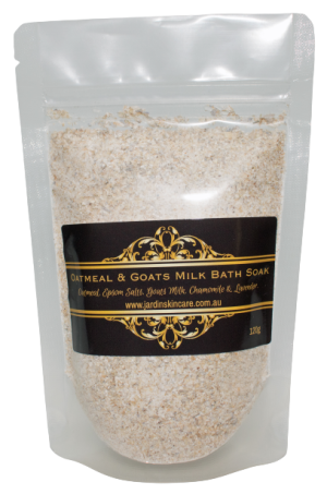 Oatmeal & Goats Milk Bath Soak 120g | Jardin Skin Care and Apothecary